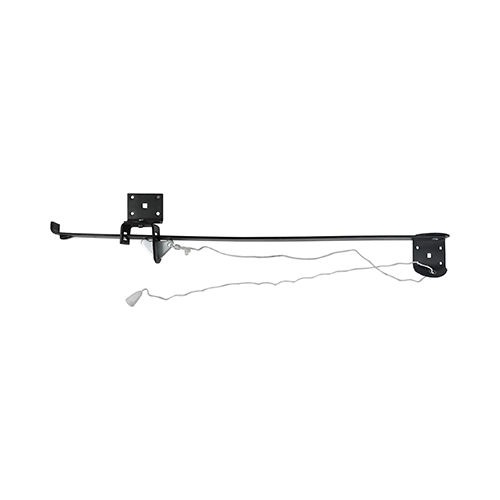 Senior Garage Door Holder Narrow Lintel Black - 24"