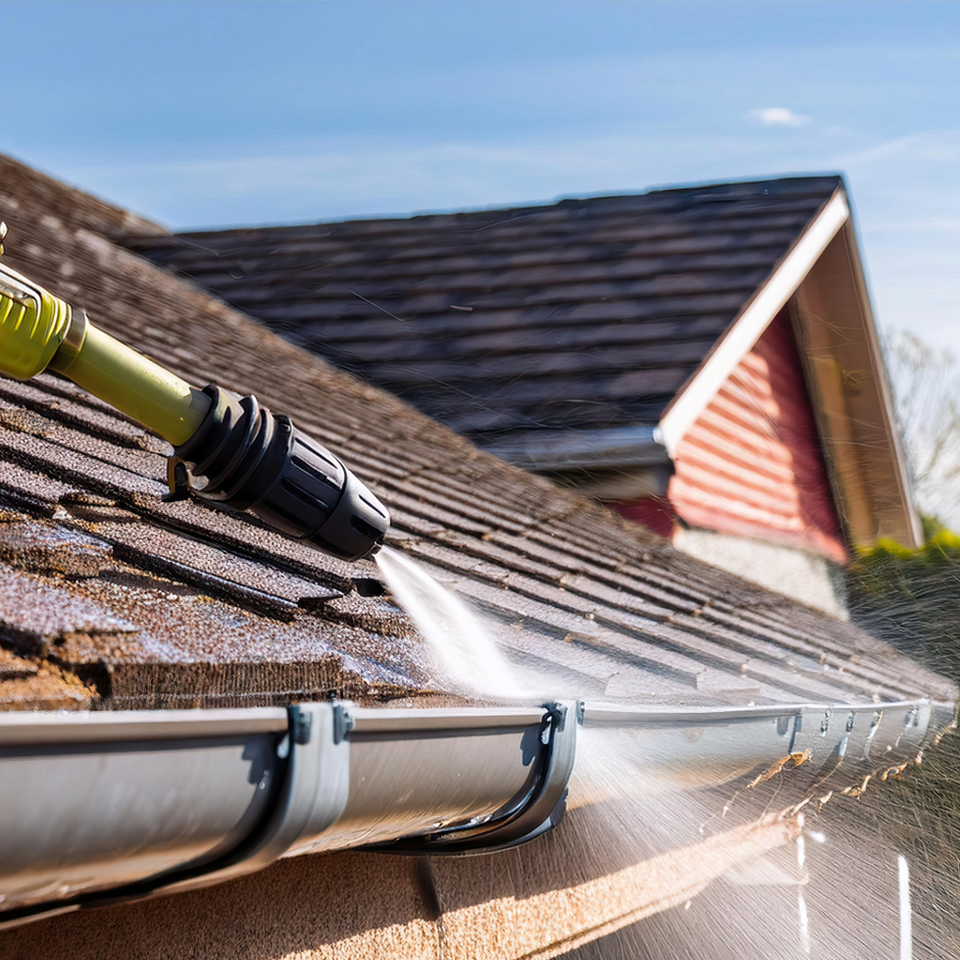 Gutter cleaning service Portugal preventing water damage