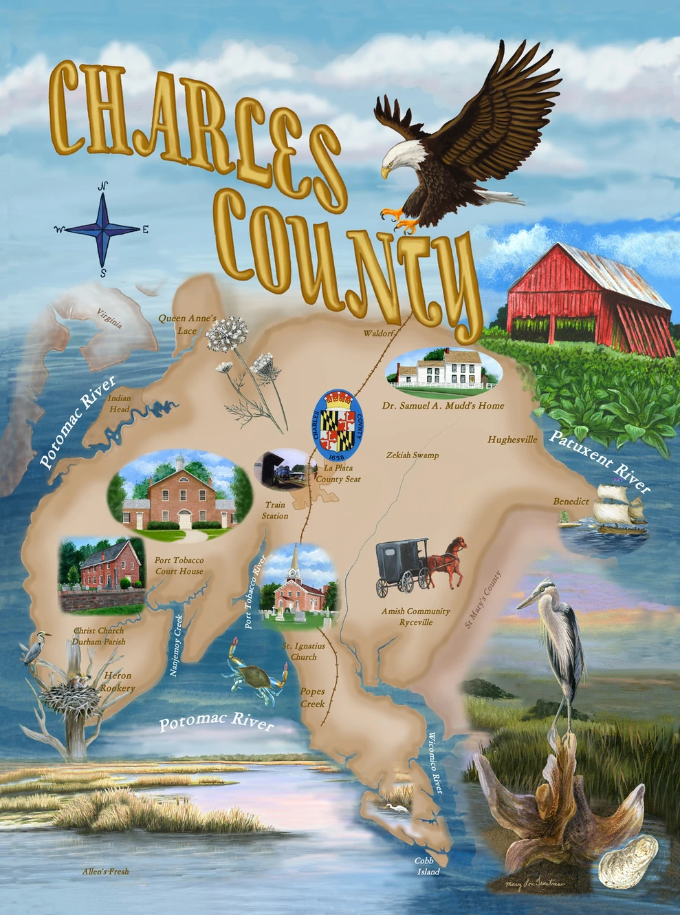 Charles County Map Charles County Map