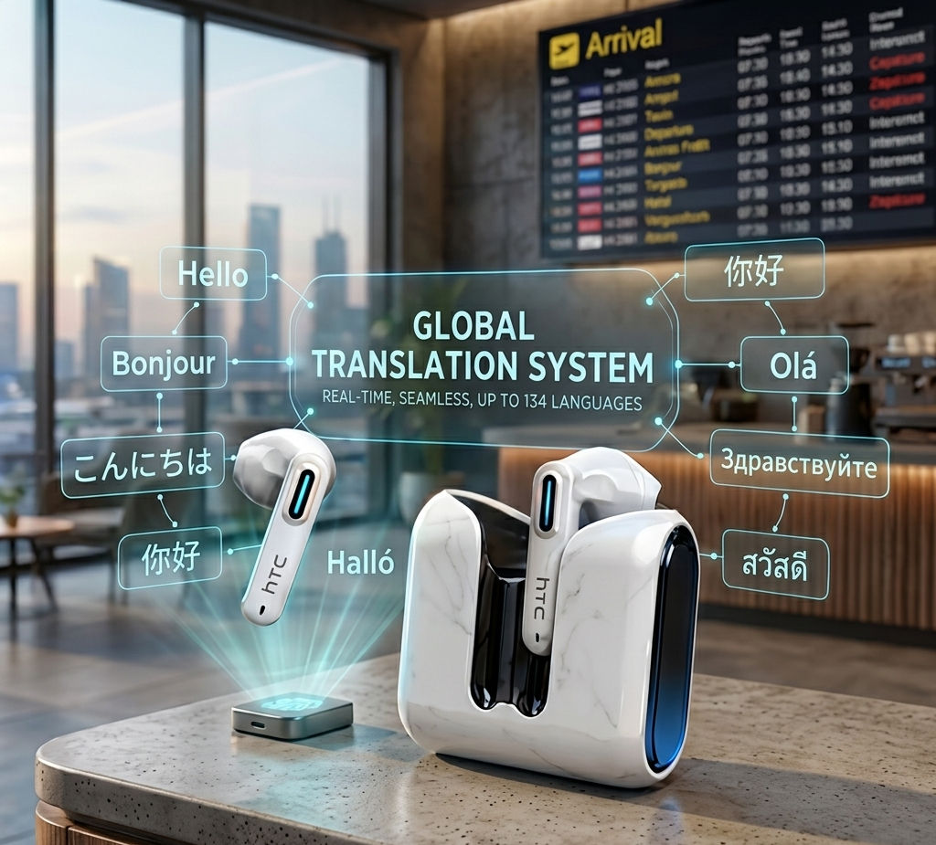 HTC AI Translator Earbuds Pro