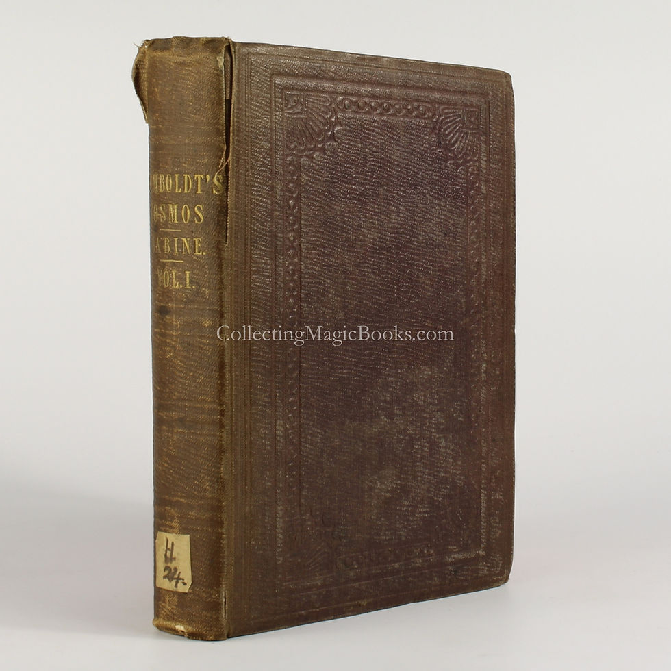 Cosmos: Volume One - Alexander Von Humboldt (Signed by Stanley Collins)