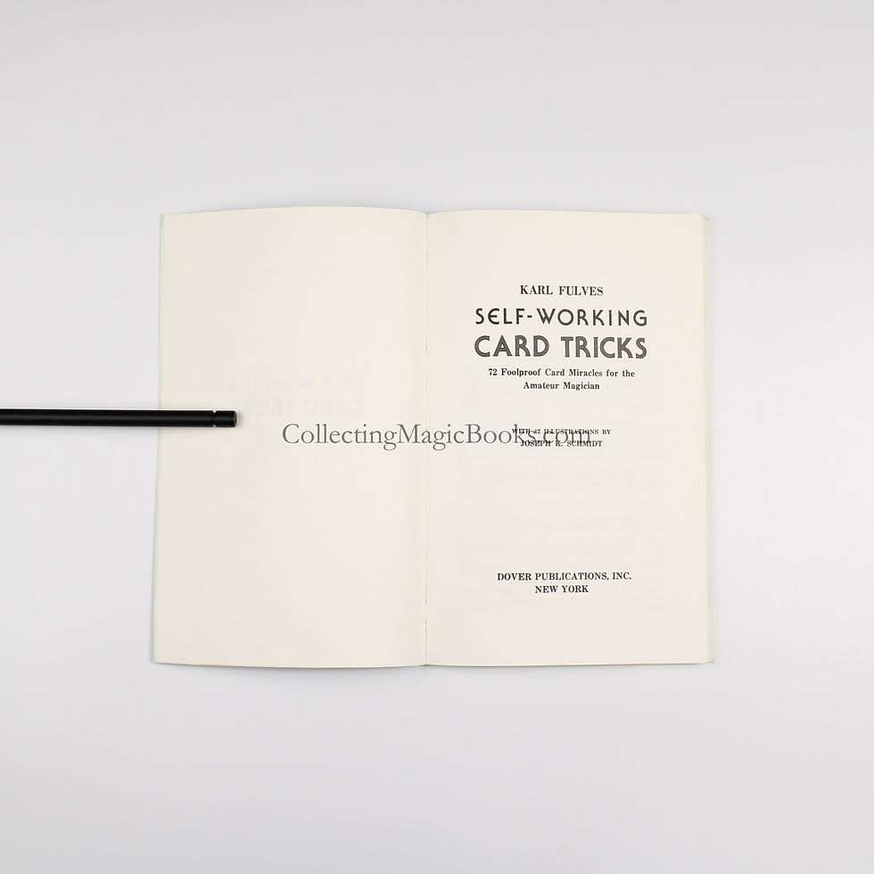 Thumbnail: Self-Working Card Magic - Karl Fulves