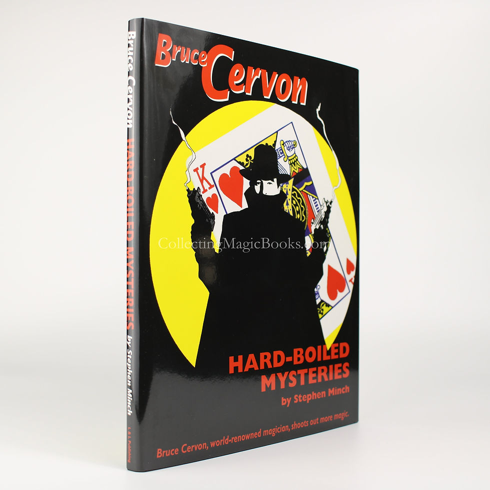 Bruce Cervon, Hard Boiled Mysteries - Stephen Minch