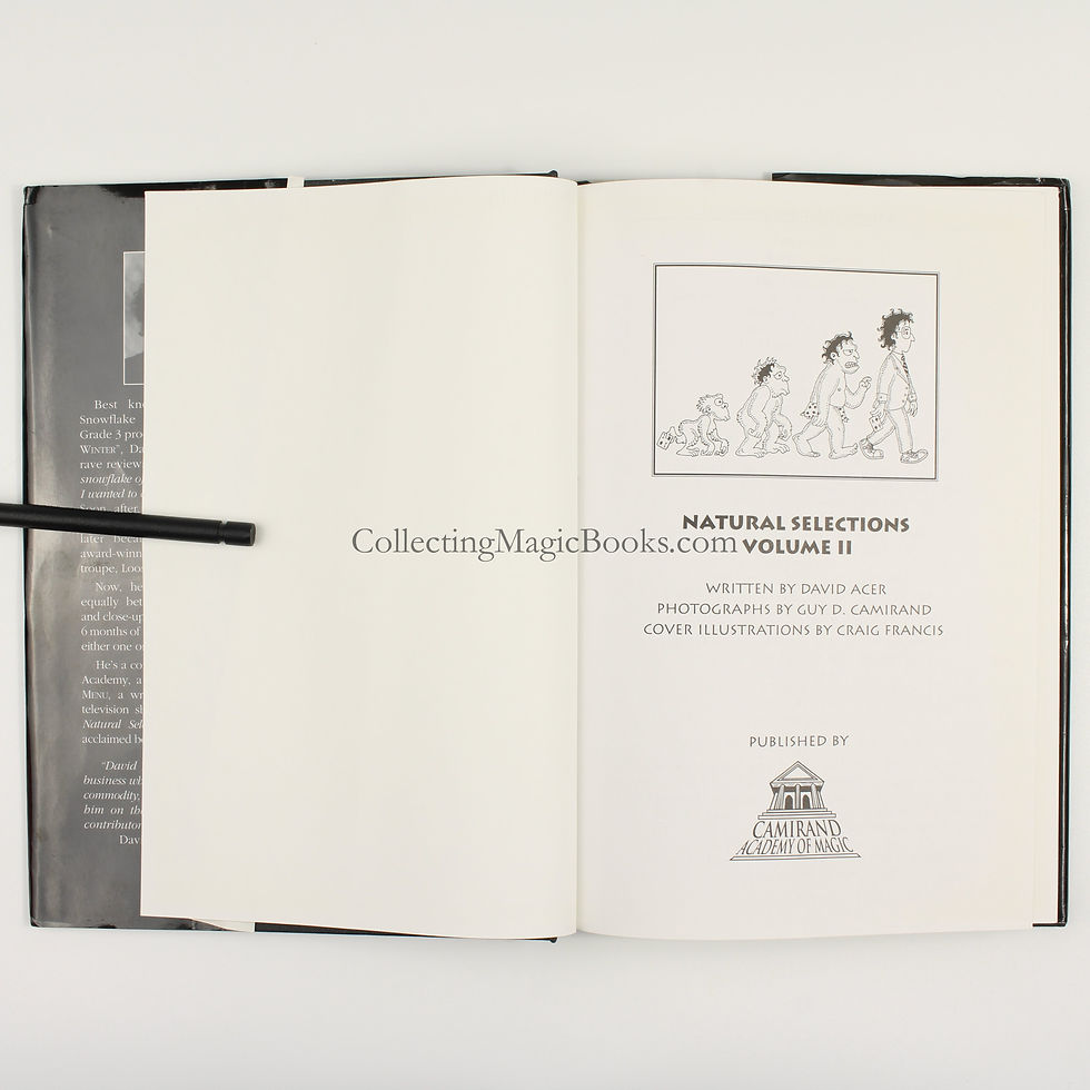Thumbnail: Natural Selections Volume II - David Acer
