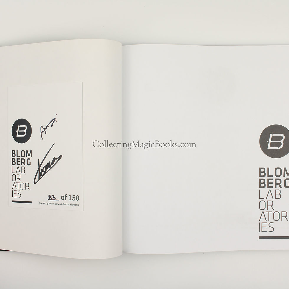 Thumbnail: Blomberg Laboratories, Deluxe Collectors' Edition - Andi Gladwin (Signed)