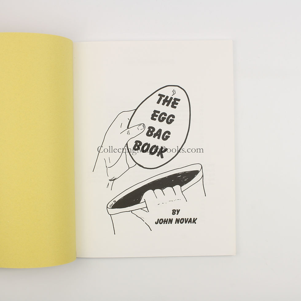 Thumbnail: The Egg Bag Book - John Novak