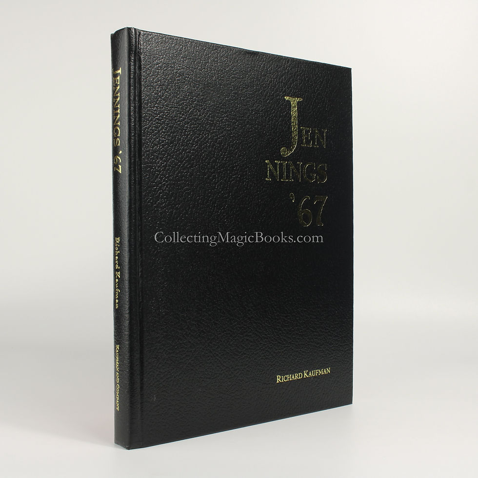 Thumbnail: Jennings '67 (Deluxe signed edition, No. 25 of 60 copies) - Richard Kaufman