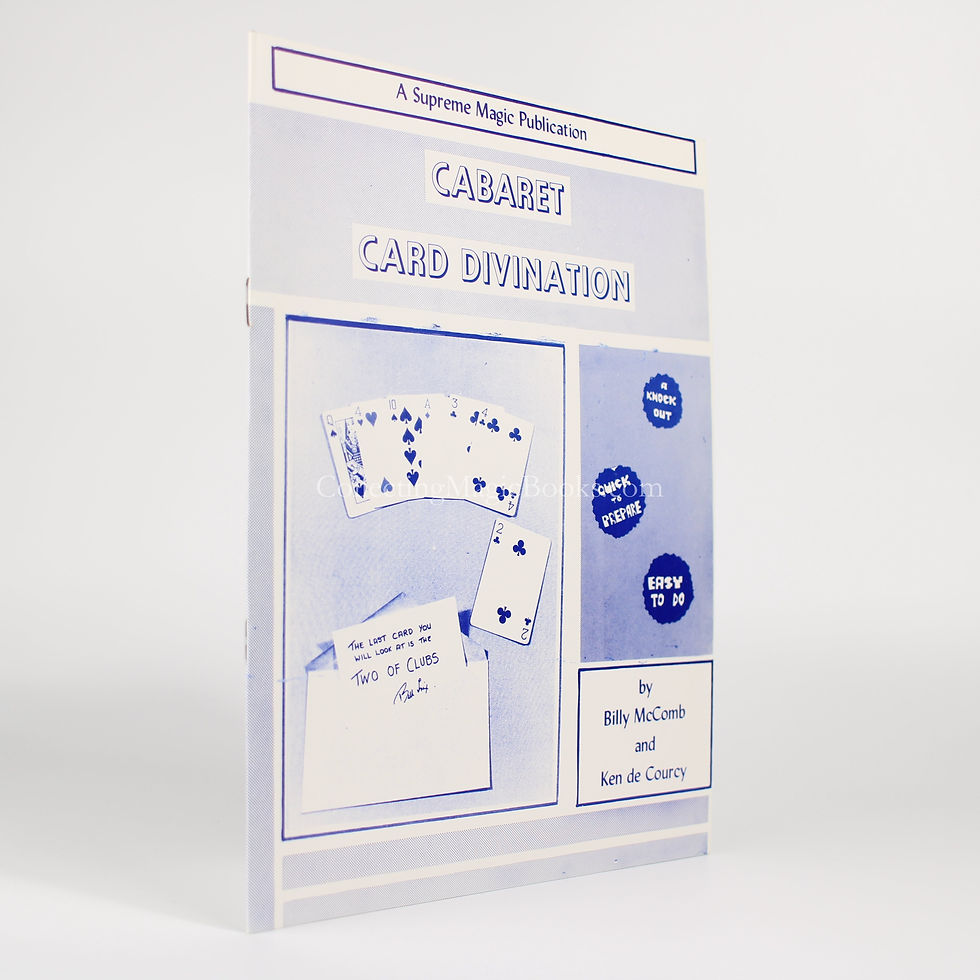 Cabaret Card Divination - Billy McComb and Ken de Courcy