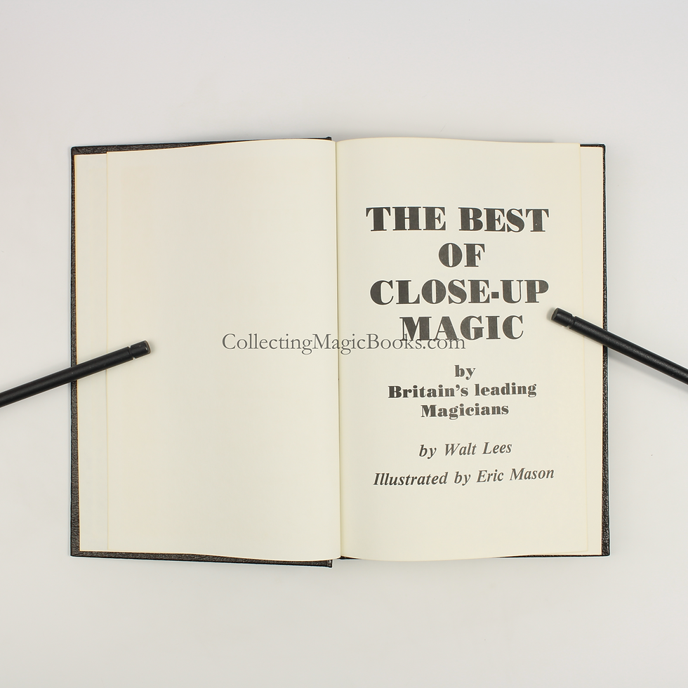 Thumbnail: The Best Close-Up Magic by Britain's Leading Magicians - Walt Lees