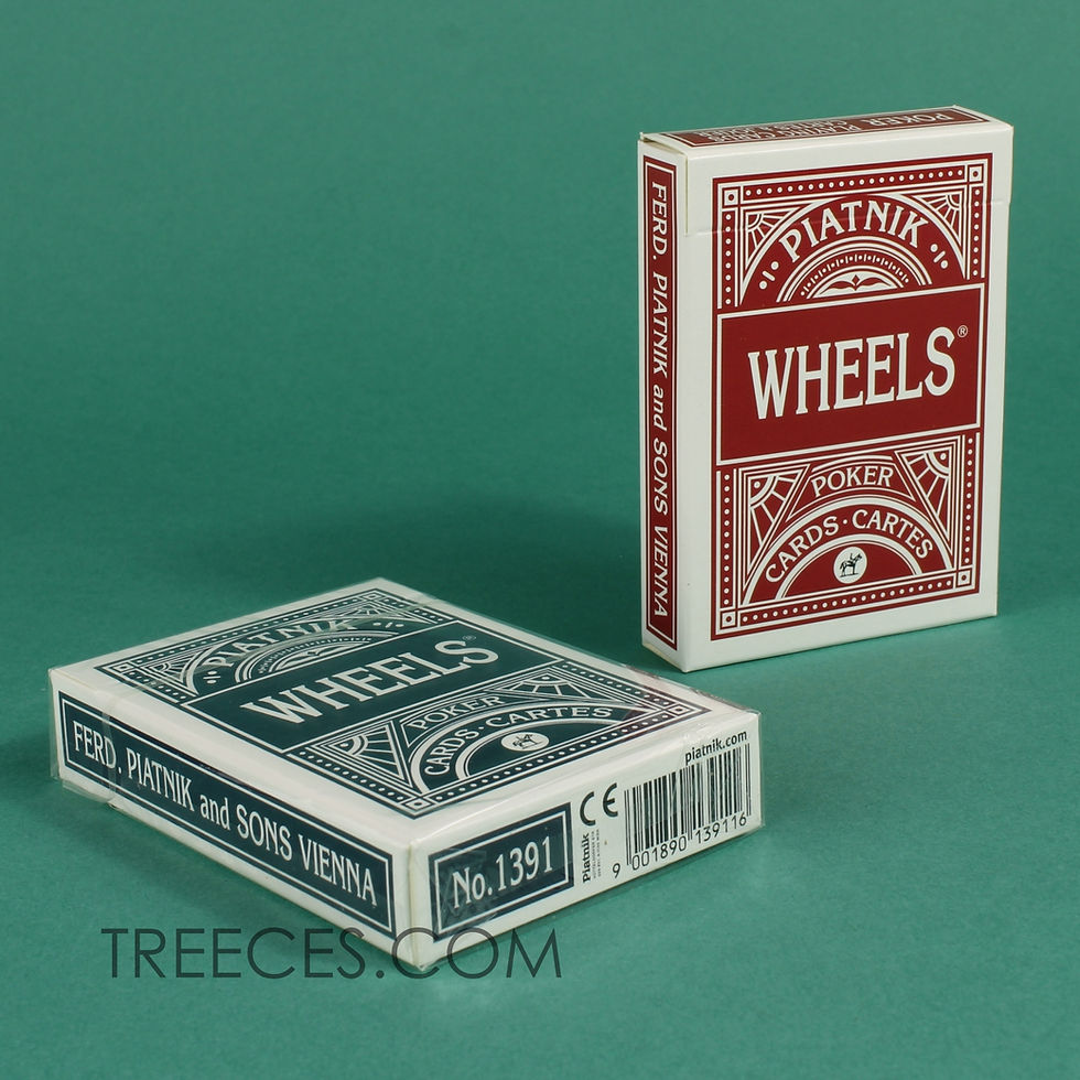 Thumbnail: Piatnik Wheels Poker (Red)