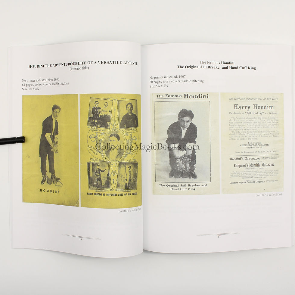 Thumbnail: The Houdini Pitchbooks - Arthur Moses