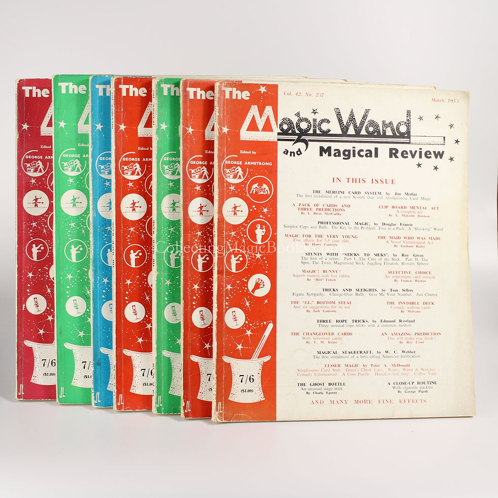 The Magic Wand, 7 issues, 1953-54 - George Armstrong