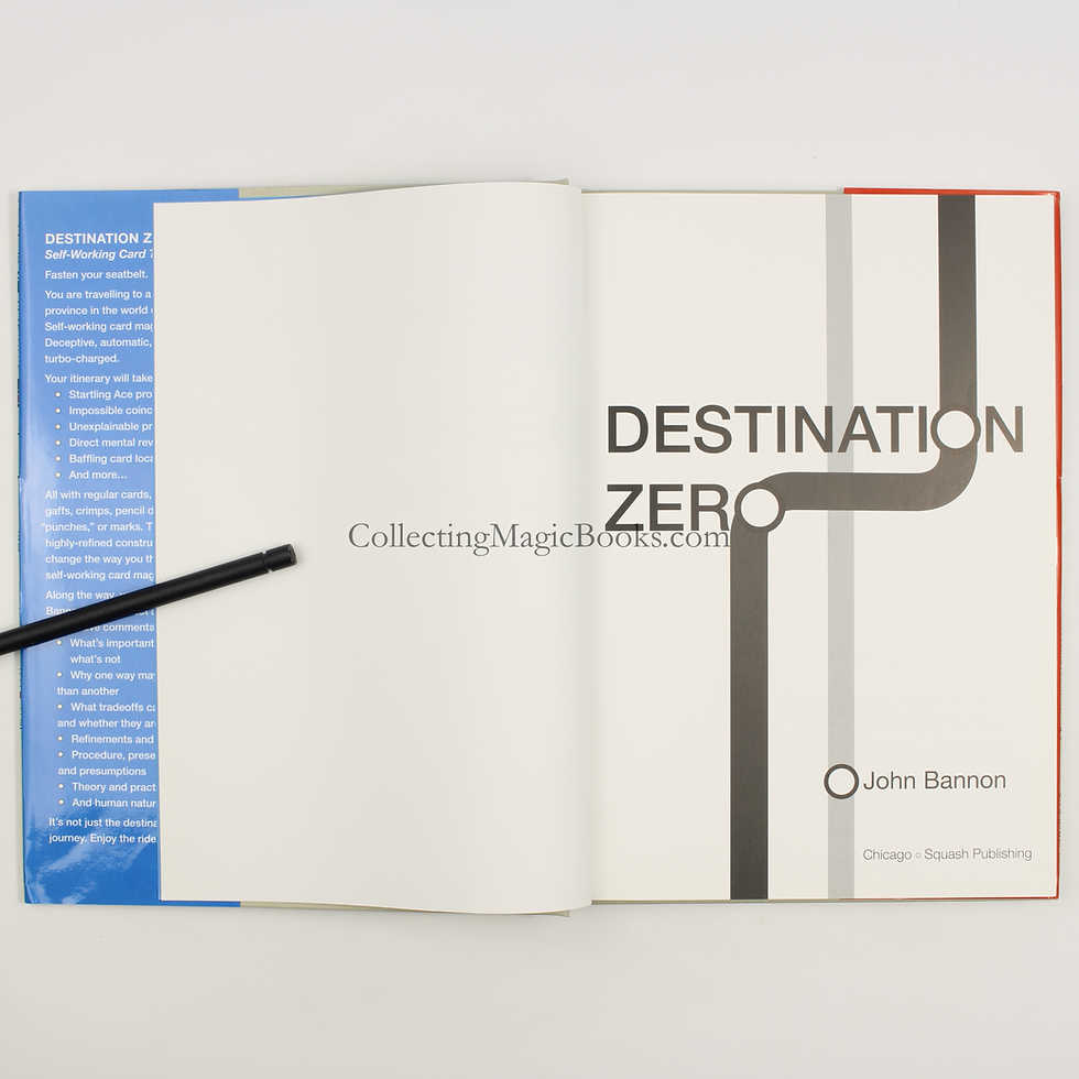 Thumbnail: Destination Zero - John Bannon