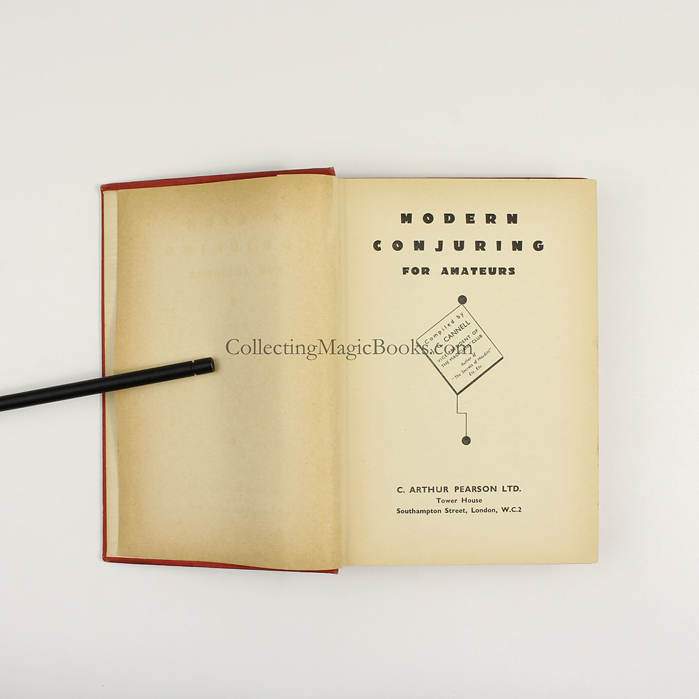 Thumbnail: Modern Conjuring for Amateurs - J. C. Cannell
