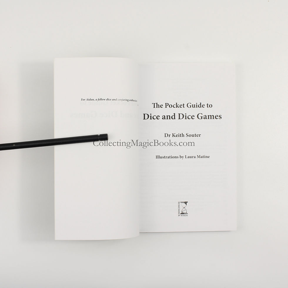 Thumbnail: The Pocket Guide to Dice and Dice Games - Keith Souter
