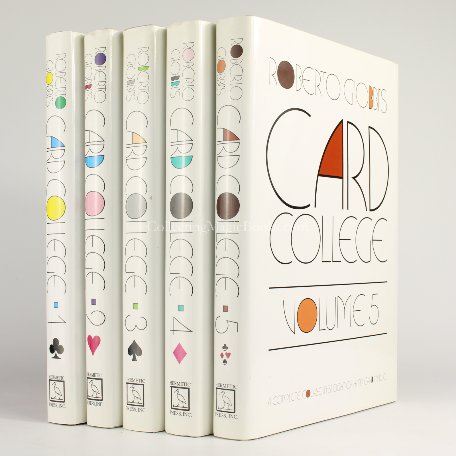 Card College, Volumes 1-5 - Roberto Giobbi
