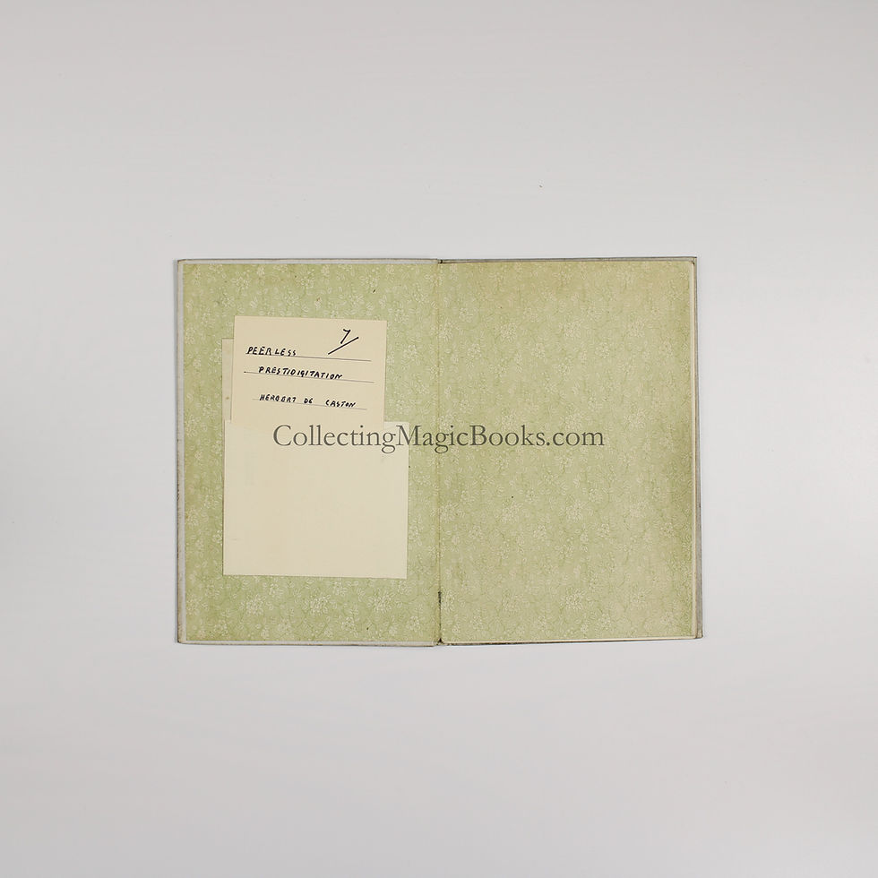 Thumbnail: Peerless Prestidigitation - Herbert De Caston