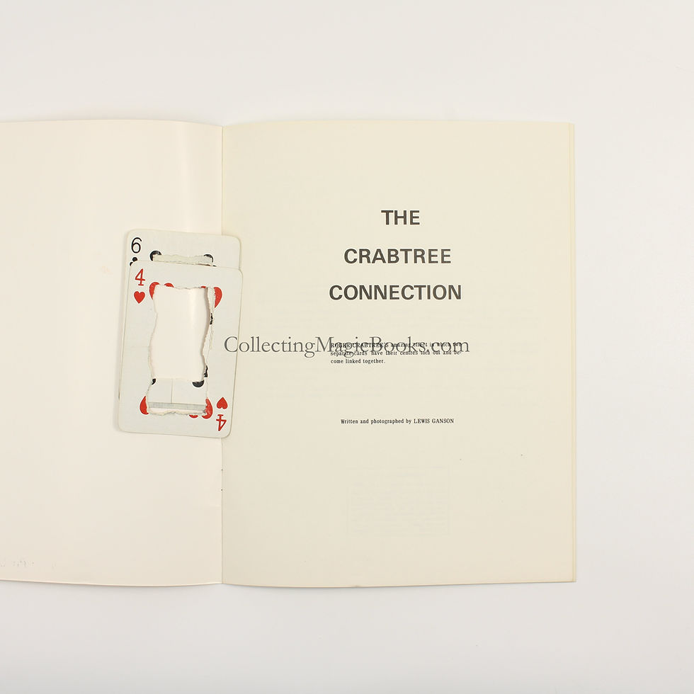 Thumbnail: The Crabtree Connection - Lewis Ganson (with Roger Crabtree)