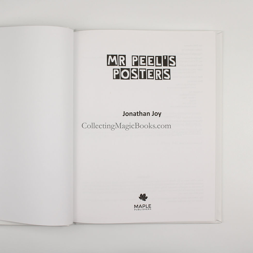 Thumbnail: Mr. Peel's Posters - Jonathan Joy