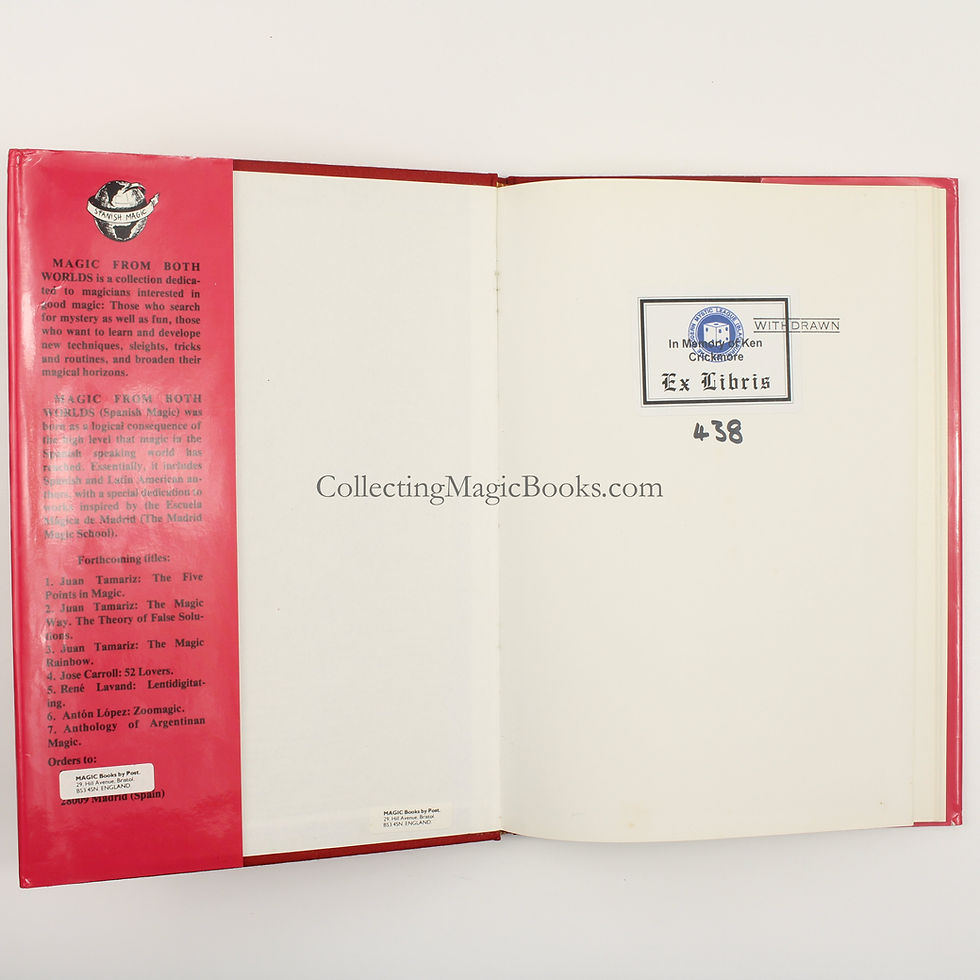 Thumbnail: The Five Points in Magic (First Edition) - Juan Tamariz