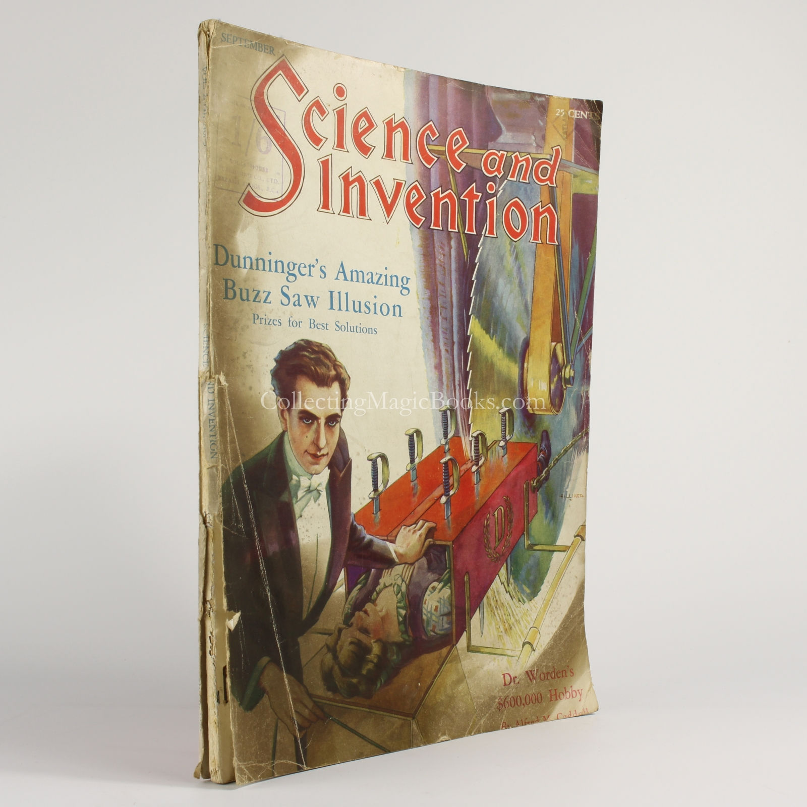 Science and Invention: Dunninger's Amazing Buzz Saw Illusion