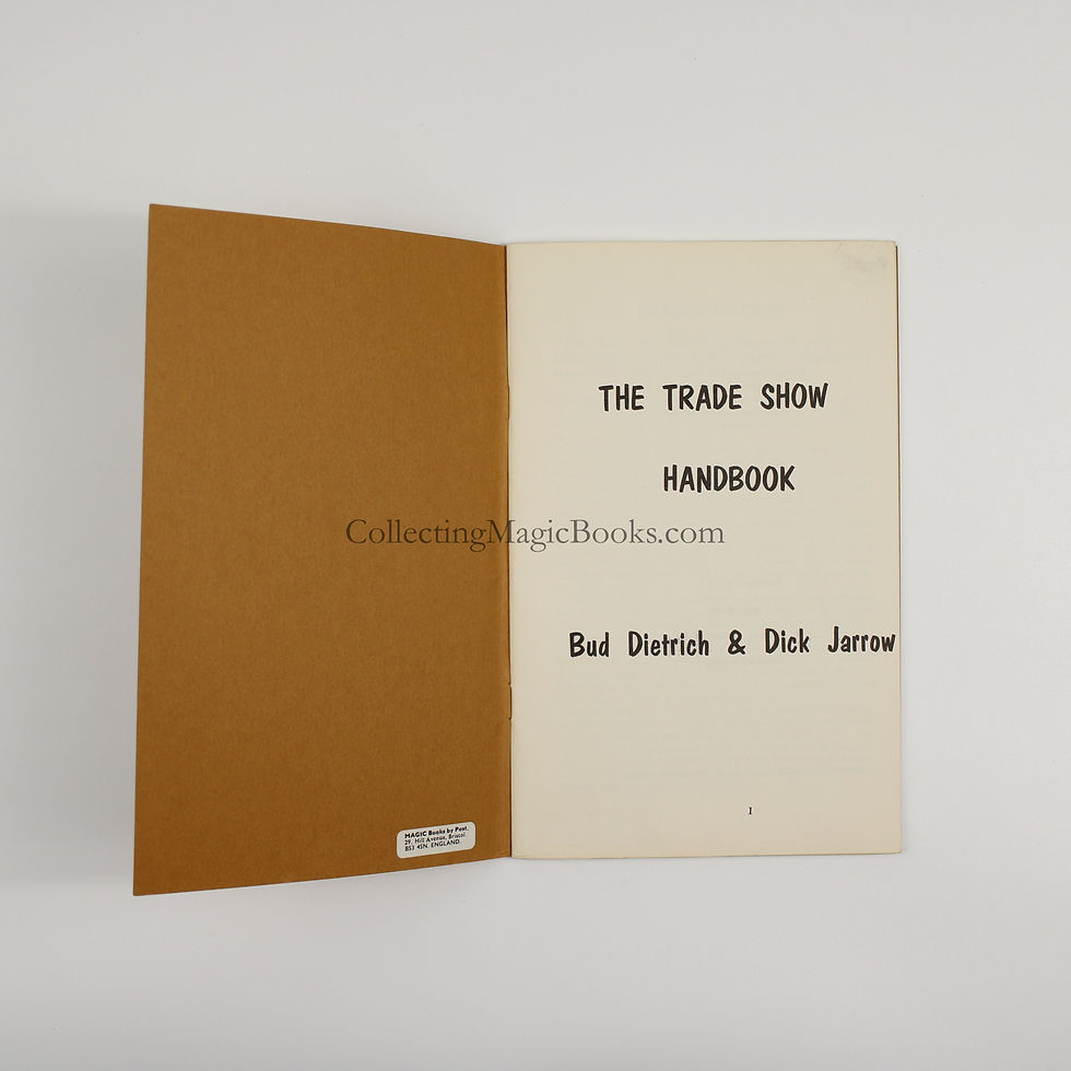 Thumbnail: The Trade Show Handbook - Bud Dietrich and Dick Jarrow