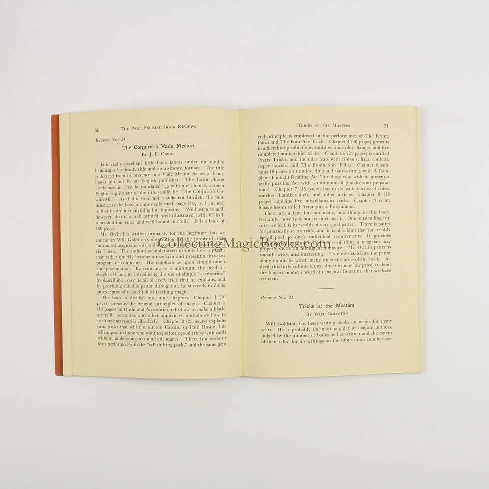 Thumbnail: The Paul Fleming Book Reviews, Volume I and 2 - Paul Fleming