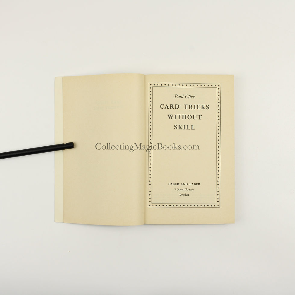 Thumbnail: Card Tricks Without Skill - Paul Clive