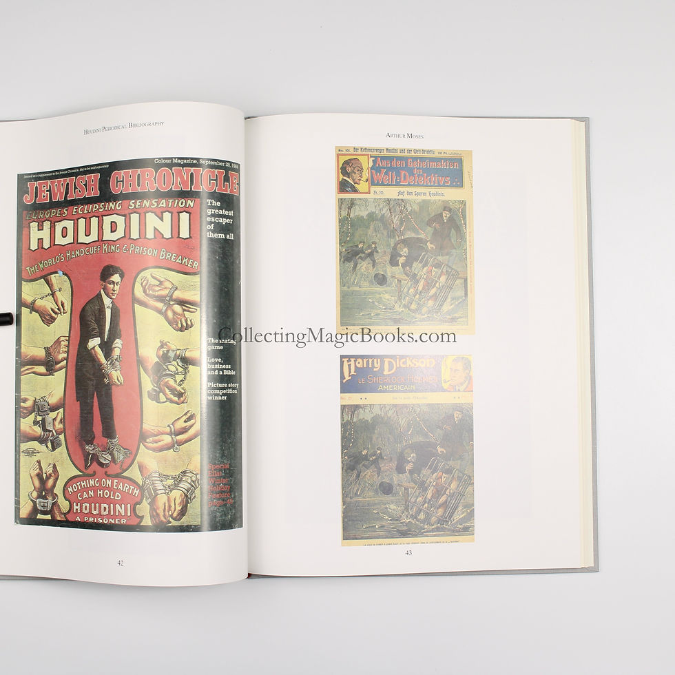 Thumbnail: Houdini Periodical Bibliography - Arthur Moses