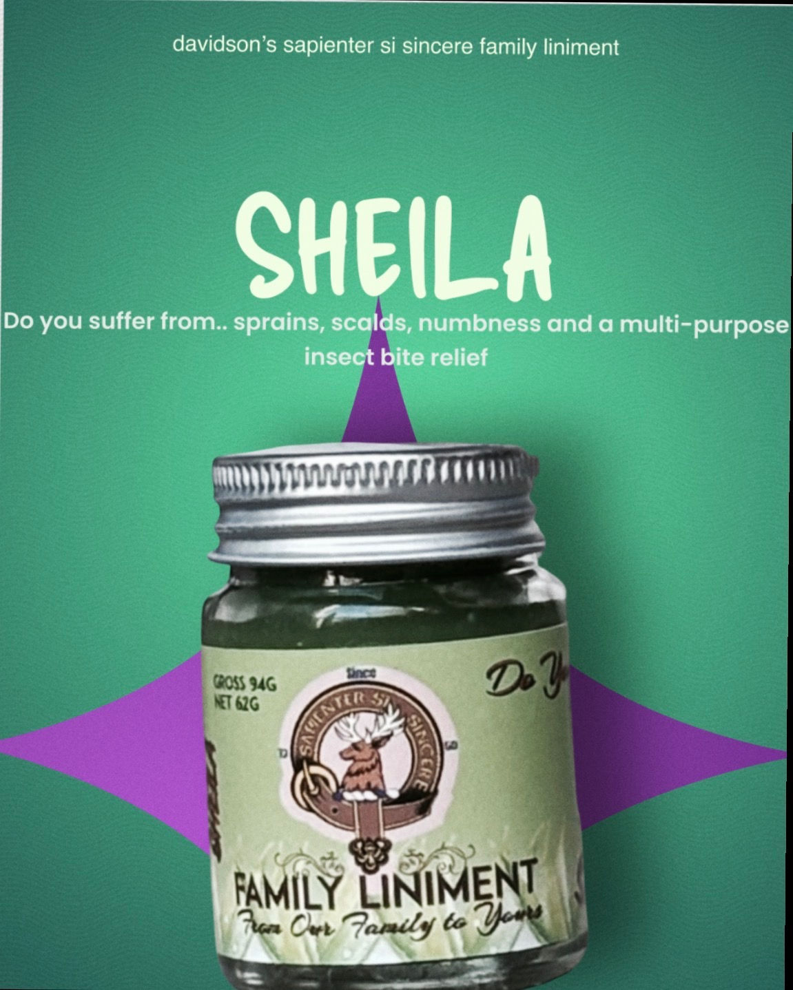 Sheila (Aloe Vera) Liniment