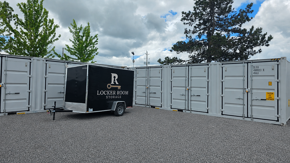 storage west with trailer