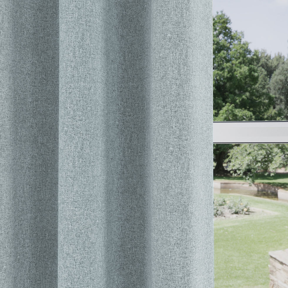 Thumbnail: Austin 100% Blackout Readymade Curtain in Blue