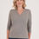 Thumbnail: PennyPlain High Back V-neck Top - Sage PP-123