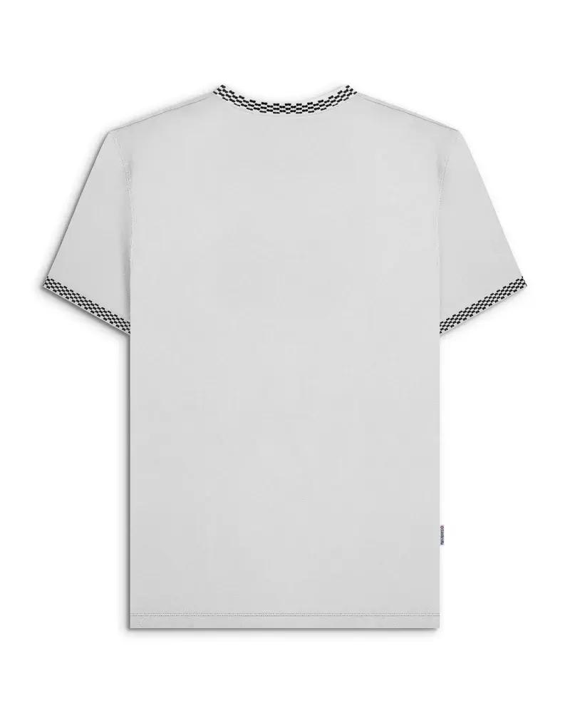 Thumbnail: Lambretta Clothing - Two Tone Ringer Tee in White (SS5021)