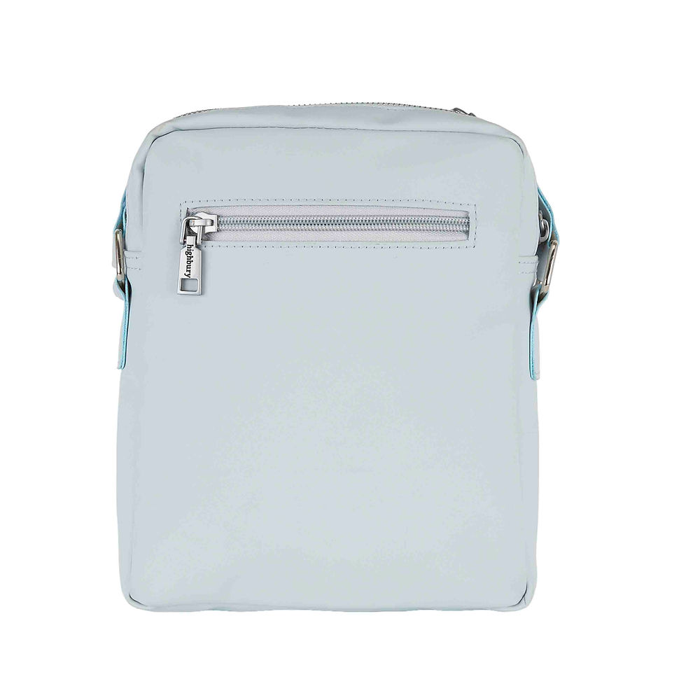 Thumbnail: HBY-0200 Cross Body Bag in Light Blue - Highbury Luggage