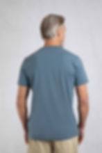 Thumbnail: Weird Fish - Waves Front Print Graphic T-Shirt in Mid Blue