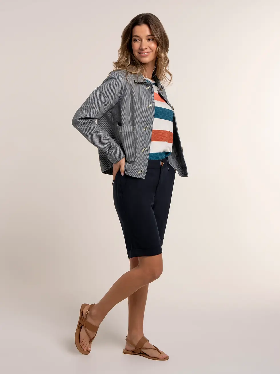 Thumbnail: BRAKEBURN Odalys Stripe Jacket