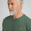 Thumbnail: Weird Fish - Fished Organic Cotton Branded T-Shirt in Dusky Green