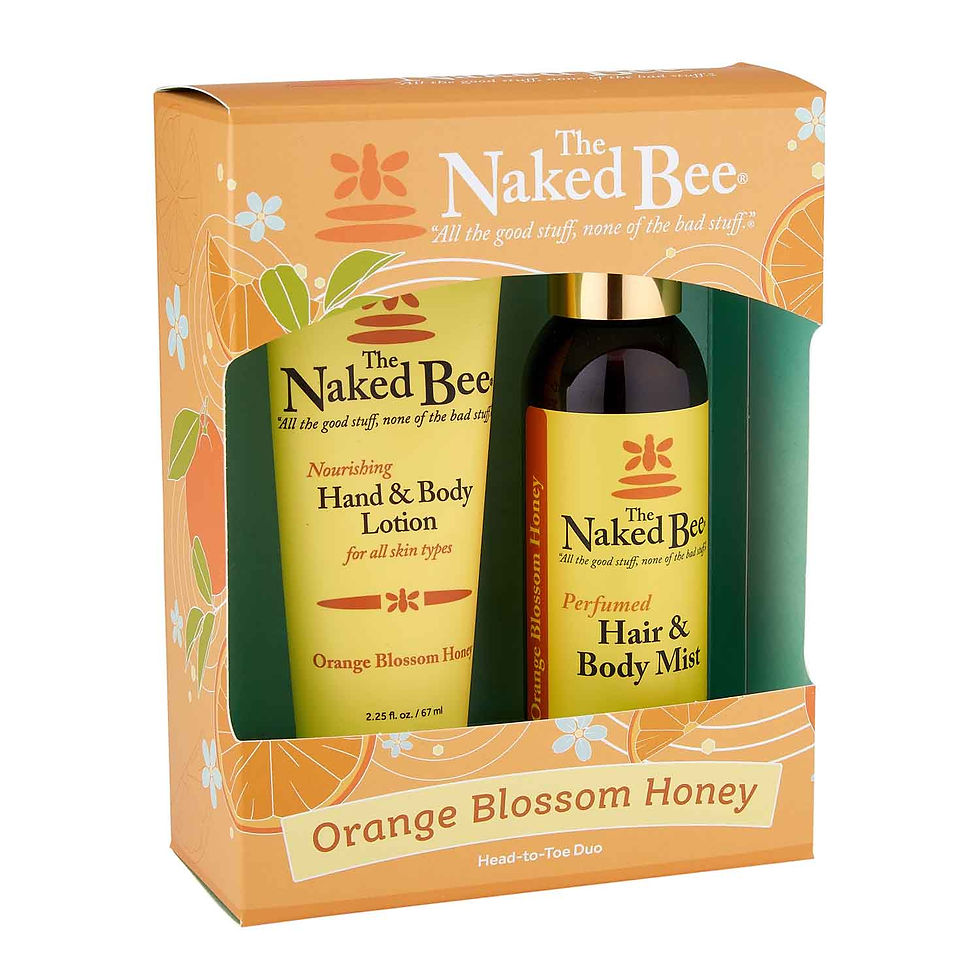 The Naked Bee - Head to Toe Duo Gift Set in Orange Blossom (NBGS-HBMO)