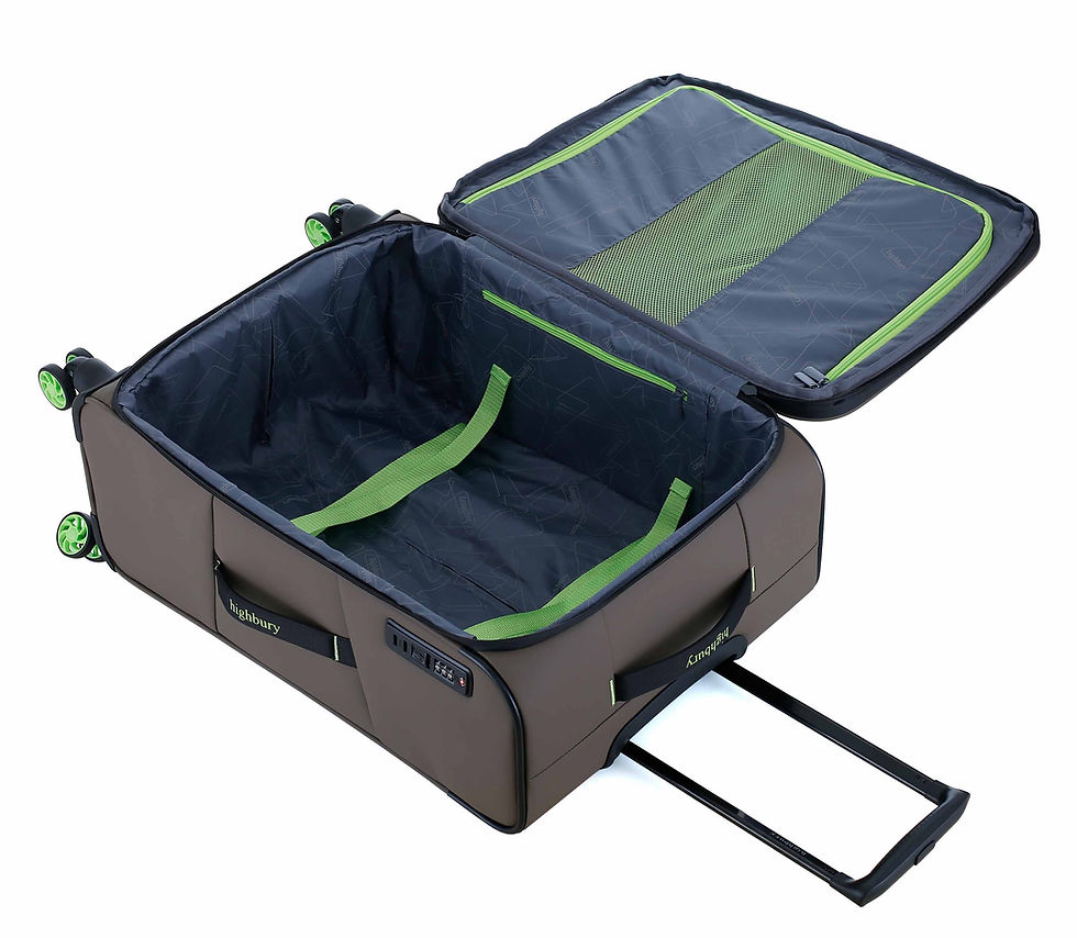 Thumbnail: HIGHBURY LUGGAGE - Embark in Brown colour - HBY-0195