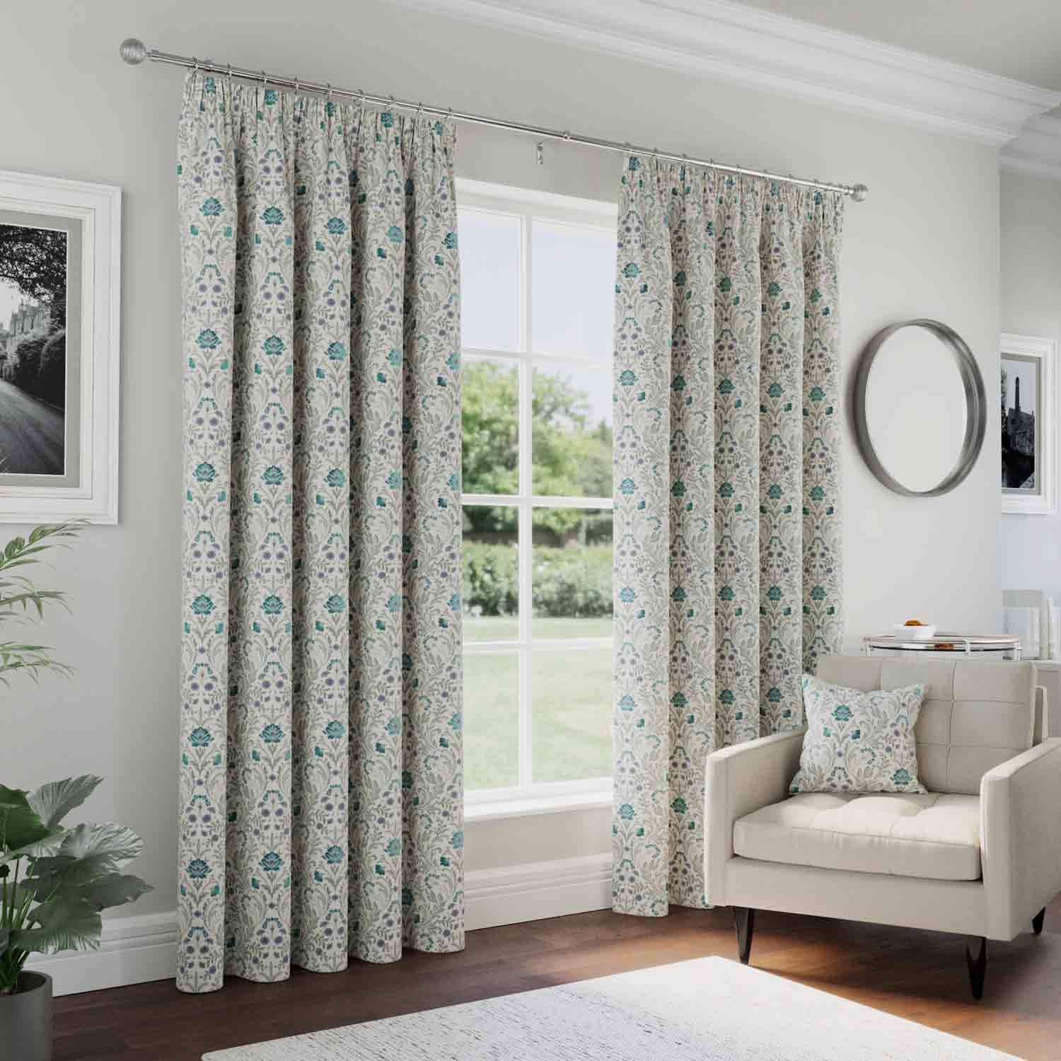 Cotswold Readymade Curtains in Blue