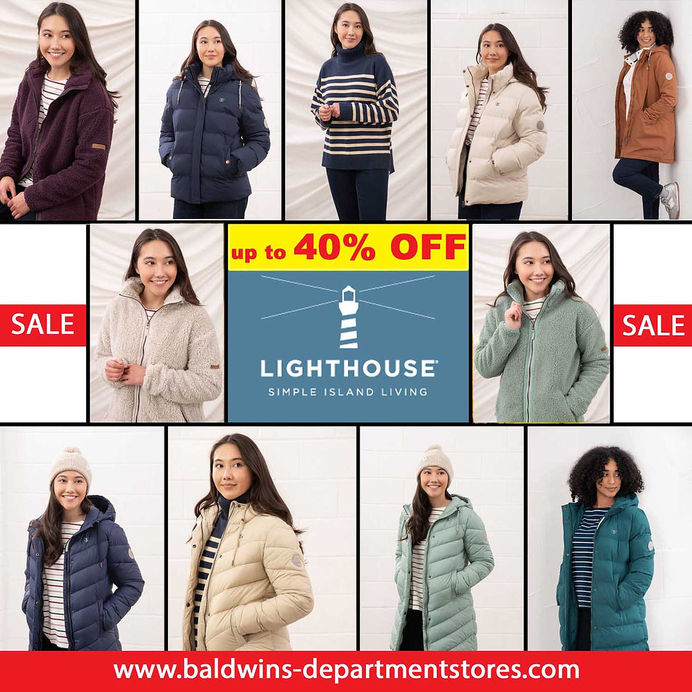 ✨ Up to 40% OFF Lighthouse Clothing! ✨