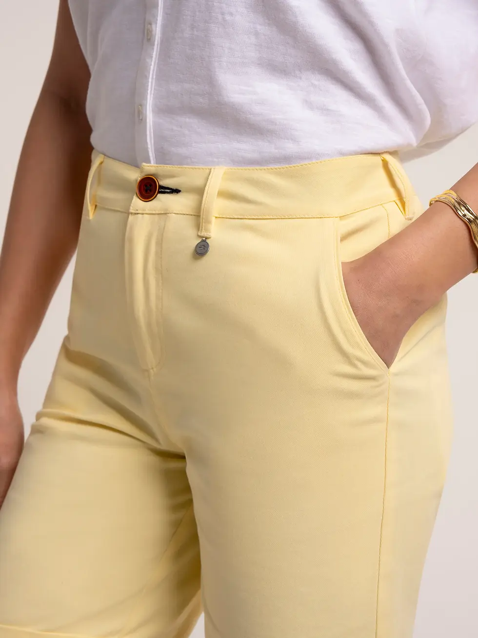 Thumbnail: BRAKEBURN Chino Shorts in Yellow