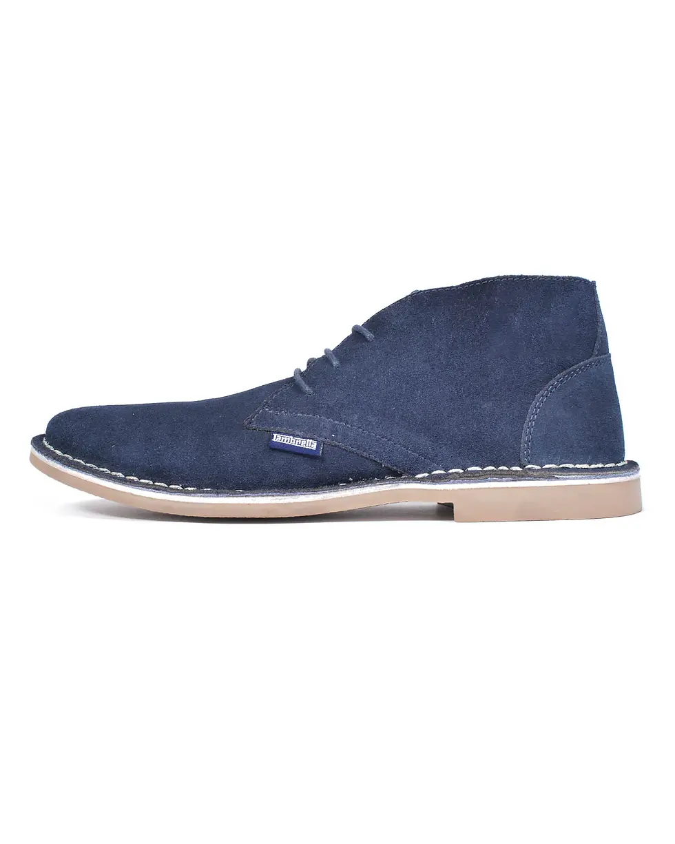 Thumbnail: Lambretta Footwear - Chiswick Desert Boots in Navy (LAM002)