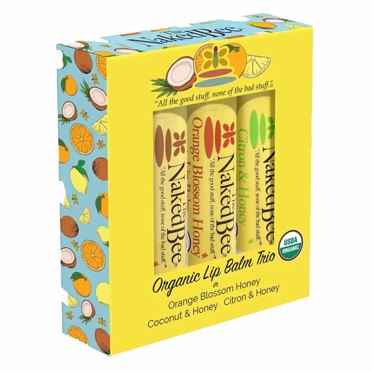 The Naked Bee - Organic Lip Balm Trio (NBLB-GS)