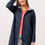 Thumbnail: Long Beachcomber Jacket in Navy Blue by Lighthouse Clothing