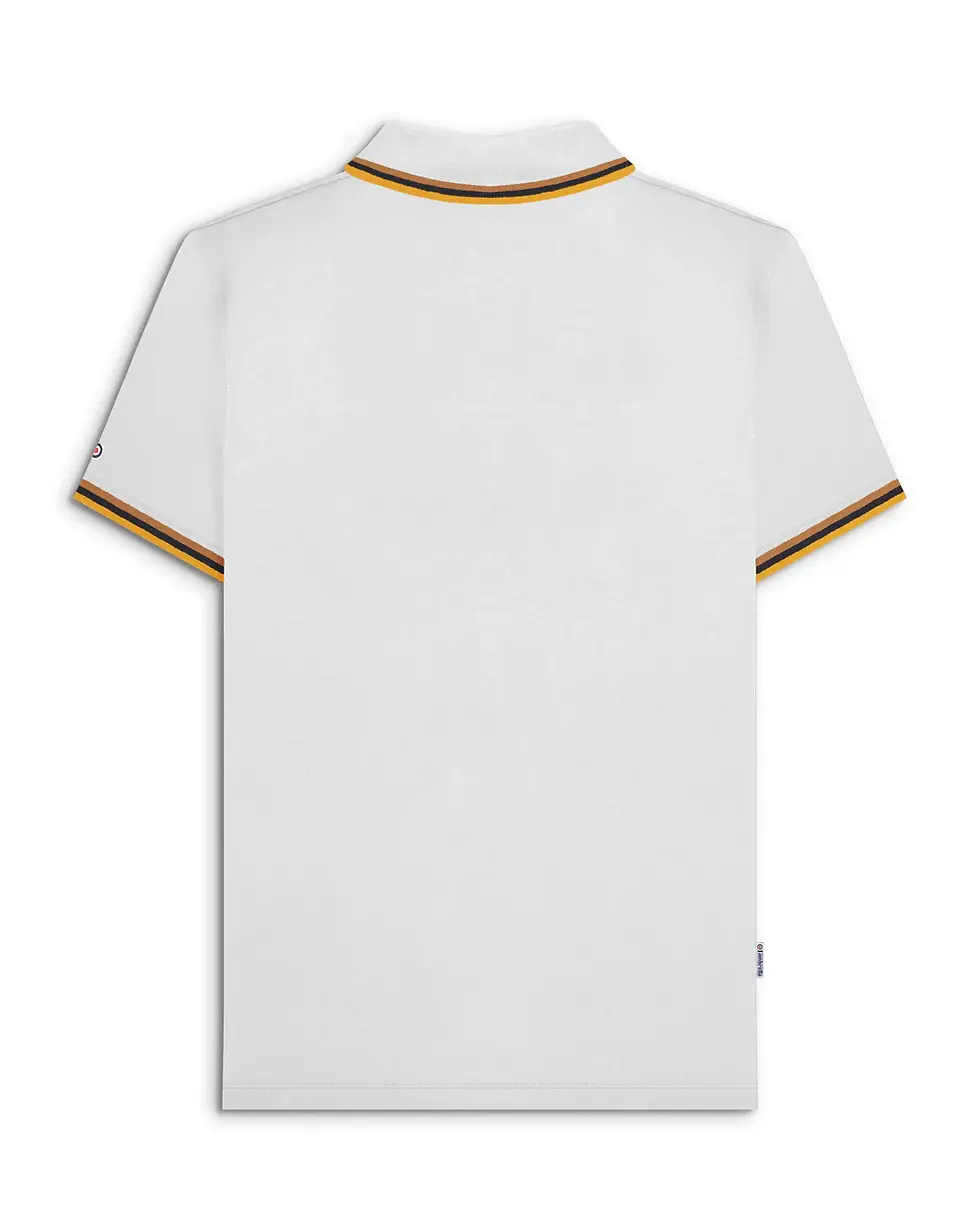 Thumbnail: Lambretta Clothing - Triple Tipped Polo in White (SS1650)