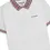 Thumbnail: Lambretta Clothing - Gingham Collar Polo in White (SS4028)