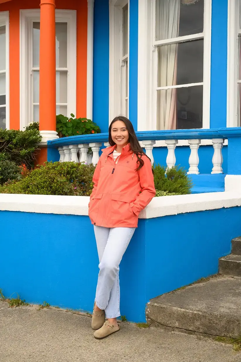 Thumbnail: Beachcomber Jacket in Coral by Lighthouse Clothing