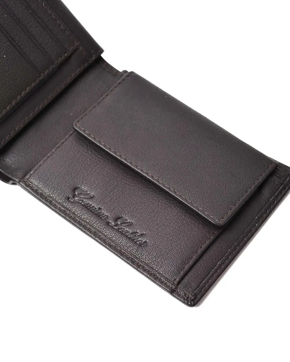 Thumbnail: Lambretta Leather Wallet in Dark Brown (JBLW10)